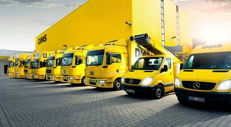 LKW-Flotte für Umzug