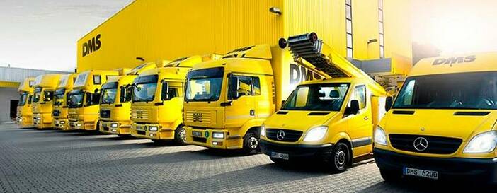 LKW-Flotte für Umzug