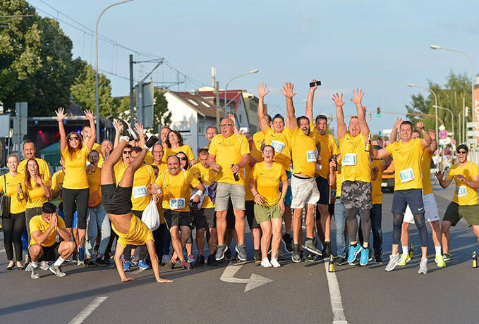 Läufergruppe in Griesheim Läufergruppe in Griesheim