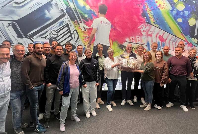 Gratulation des Kollegiums